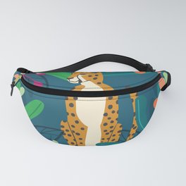 Cheetah chilling in the wild Fanny Pack