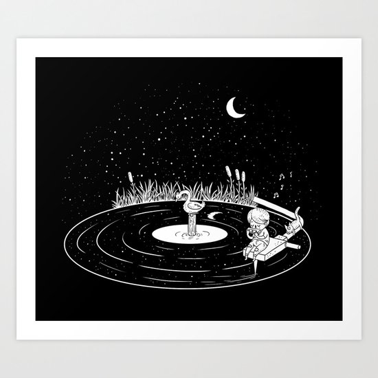 Swan Song Art Print