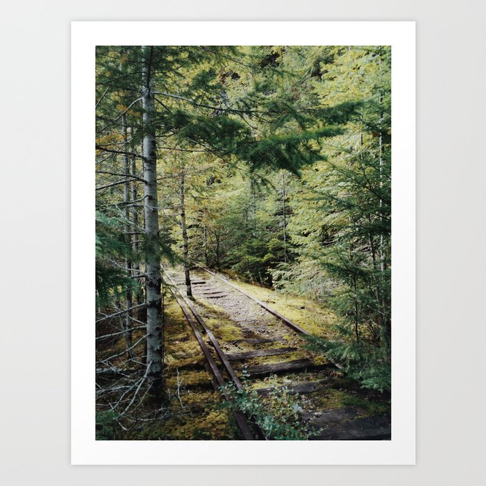 Abandoned Railroad Art Print