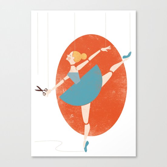 Ballerina Canvas Print