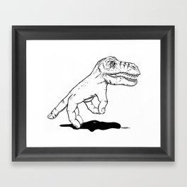 Handosaurus Rex Framed Art Print