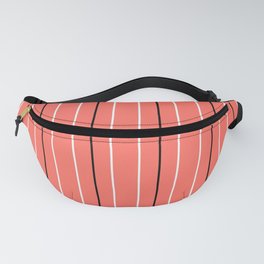 Line ligné 4 coral prince  of wales check Fanny Pack