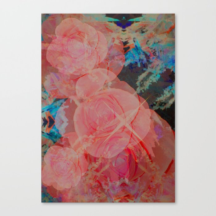 Rose - Psychotropical Canvas Print