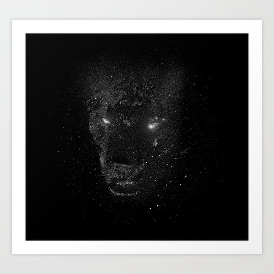 Space Panther Art Print