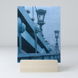 Budapest blue Mini Art Print