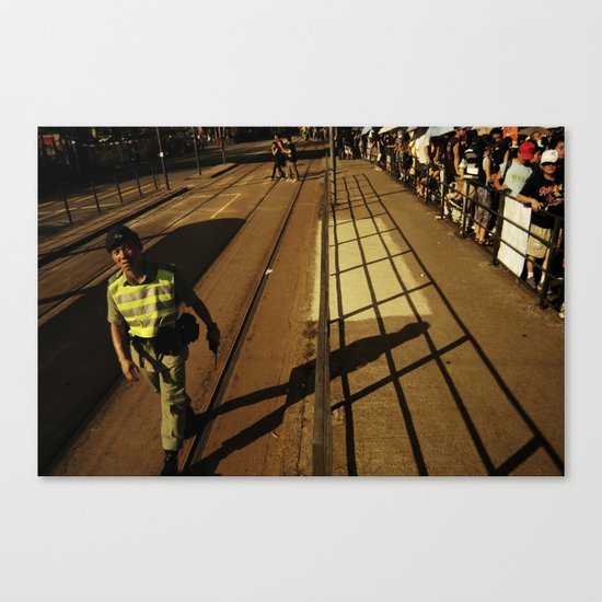 hong kong police Canvas Print