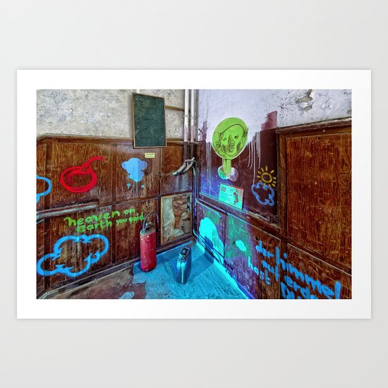 heaven on earth - was what you promised Art Print