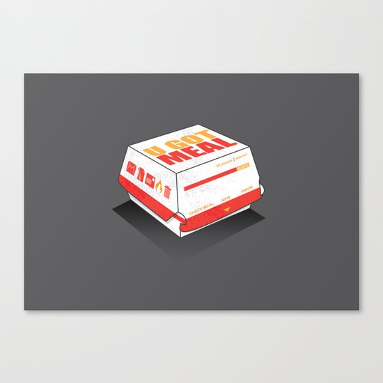 U got Meal Canvas Print