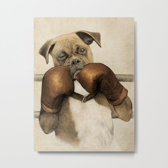 The Boxer Metal Print