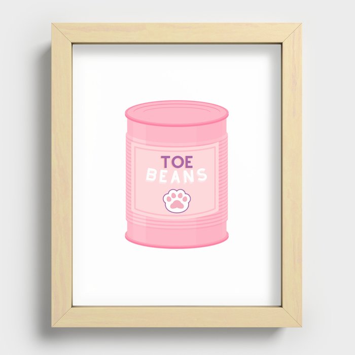 Toe Beans Recessed Framed Print