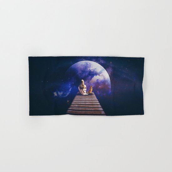 Company on the pier Hand & Bath Towel
