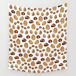 Nuts Wall Tapestry