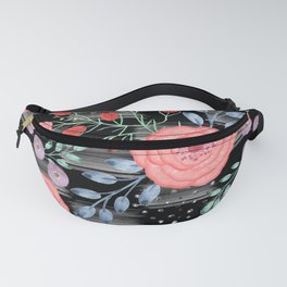 Watercolor flowers Fanny Pack