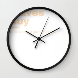 Claves Guy - Claves Wall Clock