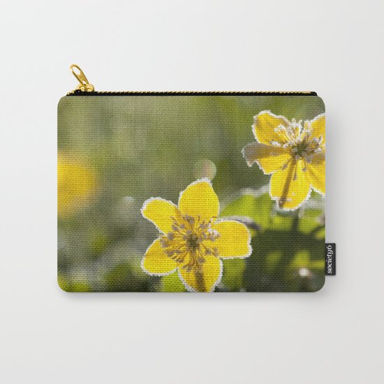 Frozen buttercup in love Carry-All Pouch