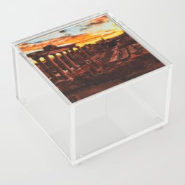 Rome Imperial Fora at sunset Acrylic Box