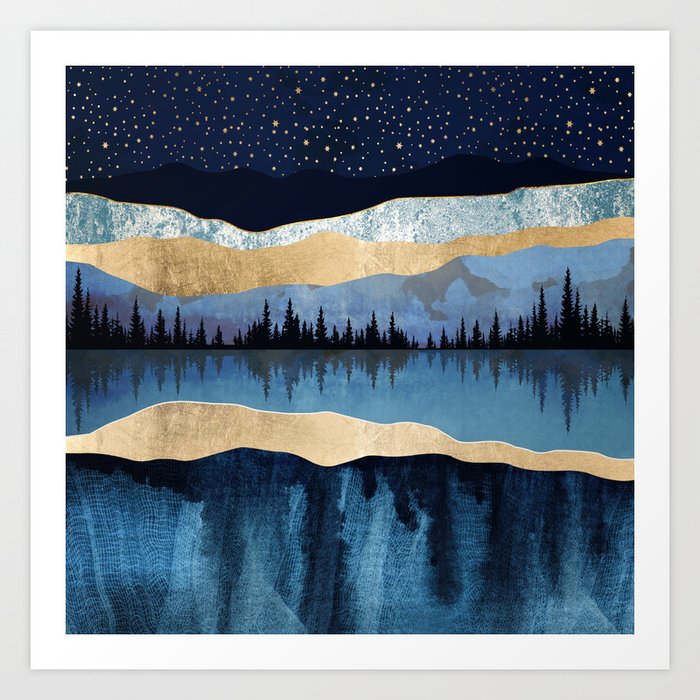 Midnight Lake Kunstdrucke Midnight Lake Kunstdrucke
