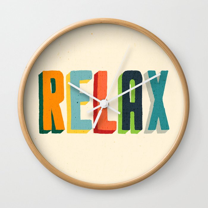 Relax Wall Clock