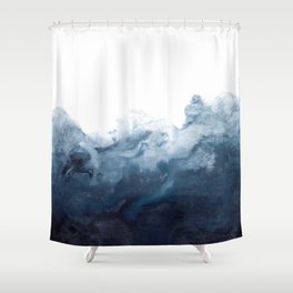 Indigo Depths No. 2 Shower Curtain