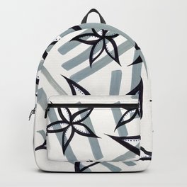 graffiti flowers : stripe Backpack