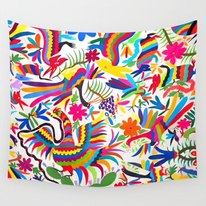 Mexican shop tapestry fabric