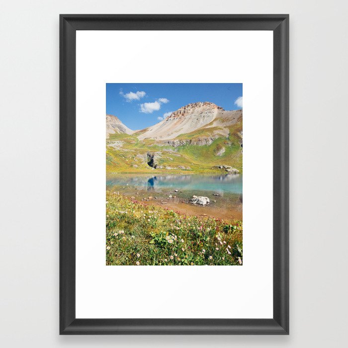 Ice Lake, Colorado Framed Art Print
