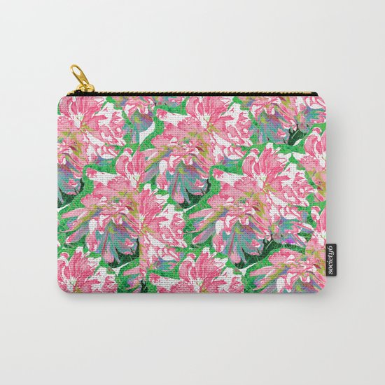 Pink Bloom Carry-All Pouch