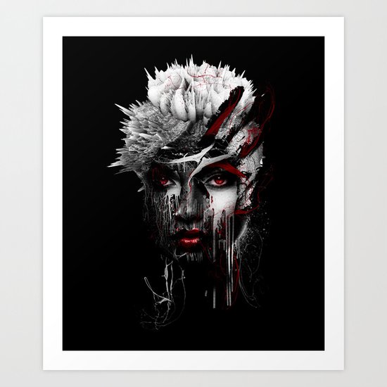 Red Eyes Art Print