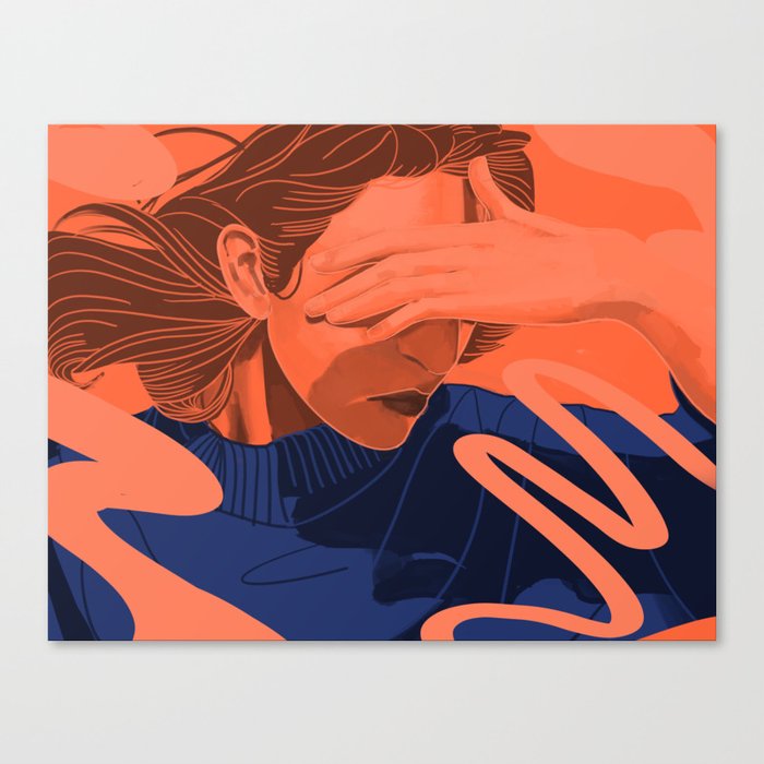 Windy Canvas Print