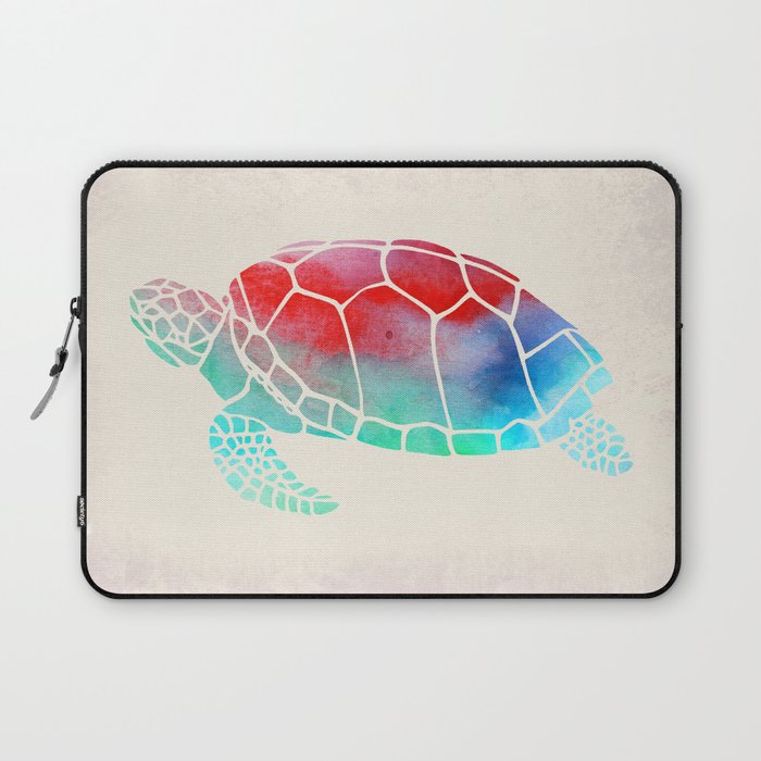 Watercolor Turtle Laptop Sleeve