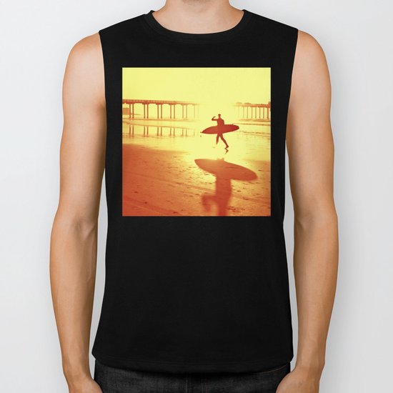 The Shadow Surfer Biker Tank