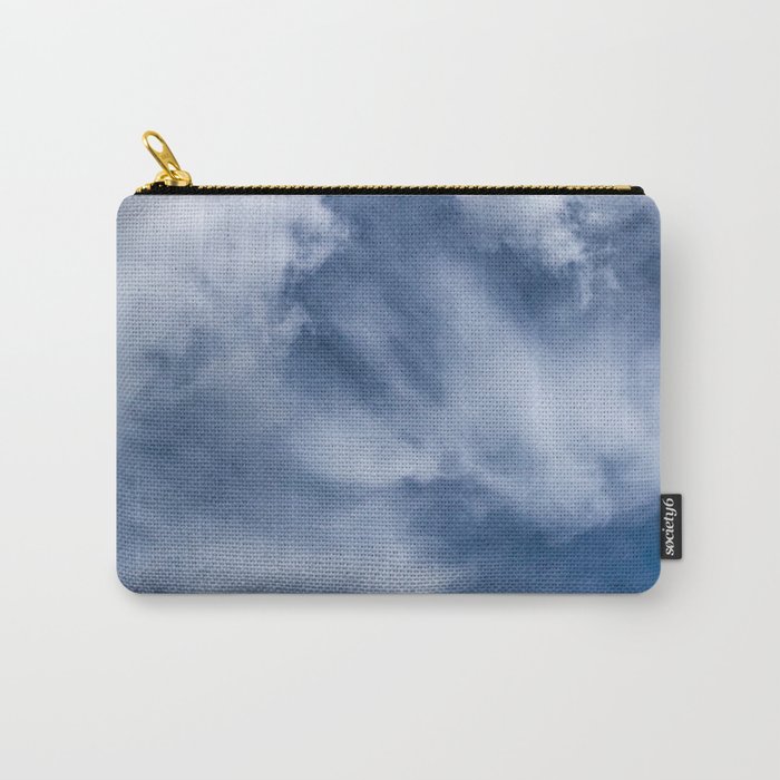White Clouds And Blue Sky Carry-All Pouch