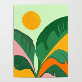 Things Are Looking Up / Tropical Greenery Poster