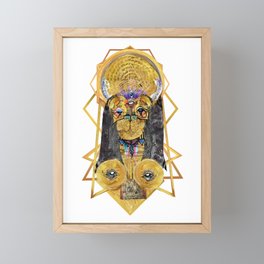 Divine Lioness - WEZSYM Framed Mini Art Print