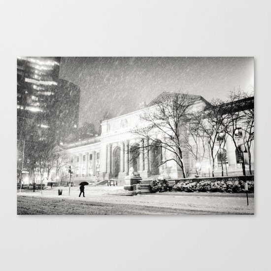 New York City Snow - 5th Avenue Canvas Print