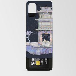 white tiger under temple Android Card Case