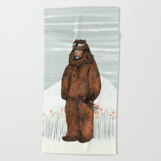 Wilder Mann - The Bear Beach Towel