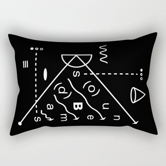 Soundbeams Rectangular Pillow