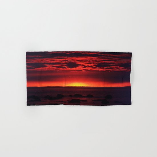 Red Sky at Night Hand & Bath Towel