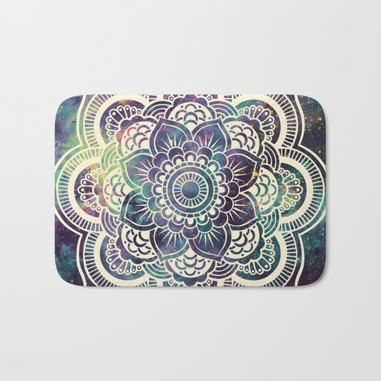 Galaxy Mandala : Deep Pastels Bath Mat