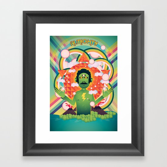 Almighty Framed Art Print
