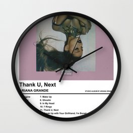 Ariana Thank U Next Grande Wall Clock