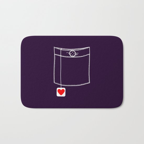 Pocket Full of Love Bath Mat