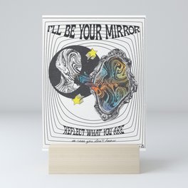 "I'll Be Your Mirror" V.U. Tribute Mini Art Print