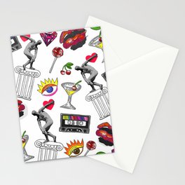 Lovers of Surrealism, kitsch. Stationery Card