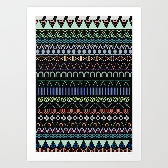 hitam tatam Art Print