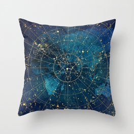 Star Map :: City Lights Throw Pillow