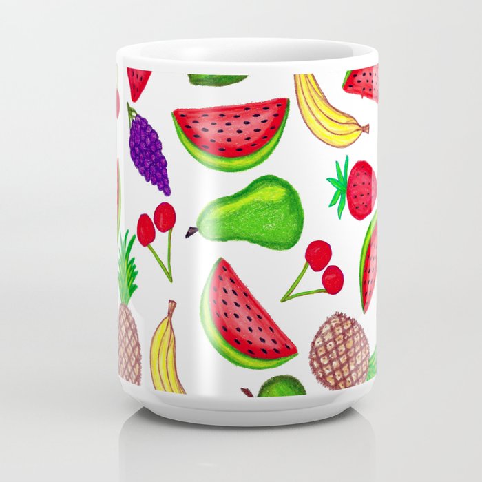 Fruit Pattern Coffee Mug Ceramic Coffee Cups Watermelon - Temu