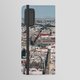 Mexico Photography - Mexico City Seen From Above Android Wallet Case