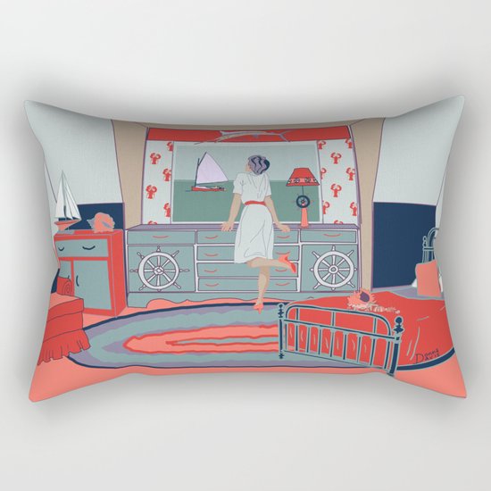 Sea view Rectangular Pillow